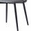 MALOU-Chaise indus tissu gris foncé pieds noir brossé (x2)