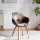 STEFFY OAK-Chaise patchwork vintage pieds chêne (x1)