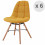 UMA - Sedia scandinava tessuto grigio antracite gambe faggio (x6)
