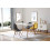 UMA - Sedia scandinava tessuto grigio antracite gambe faggio (x6)