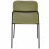 VICKIE-Silla de tela verde y metal negro (x2)