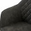 IVY-Sillón de mesa vintage gris oscuro y metal negro (x2)