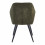 IVY - Fauteuil de table vintage Army et pieds métal noir (x2)