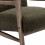 DAN - Sillón lounge en tejido Army y madera patinada